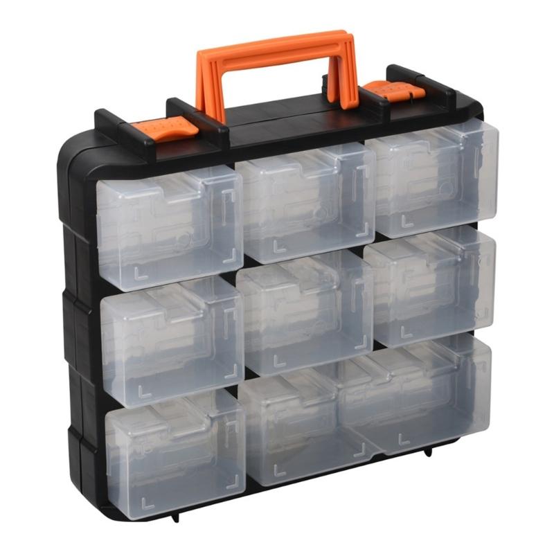 

Lightweight Portable Plastic Organizers Box With Multiple Compartments For Efficient Storage Of Small Parts And Hardware 1