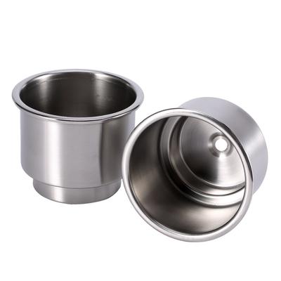 2Pcs Stainless Steel Cup Drink Bottle Holder for Marine Boat RV Camper