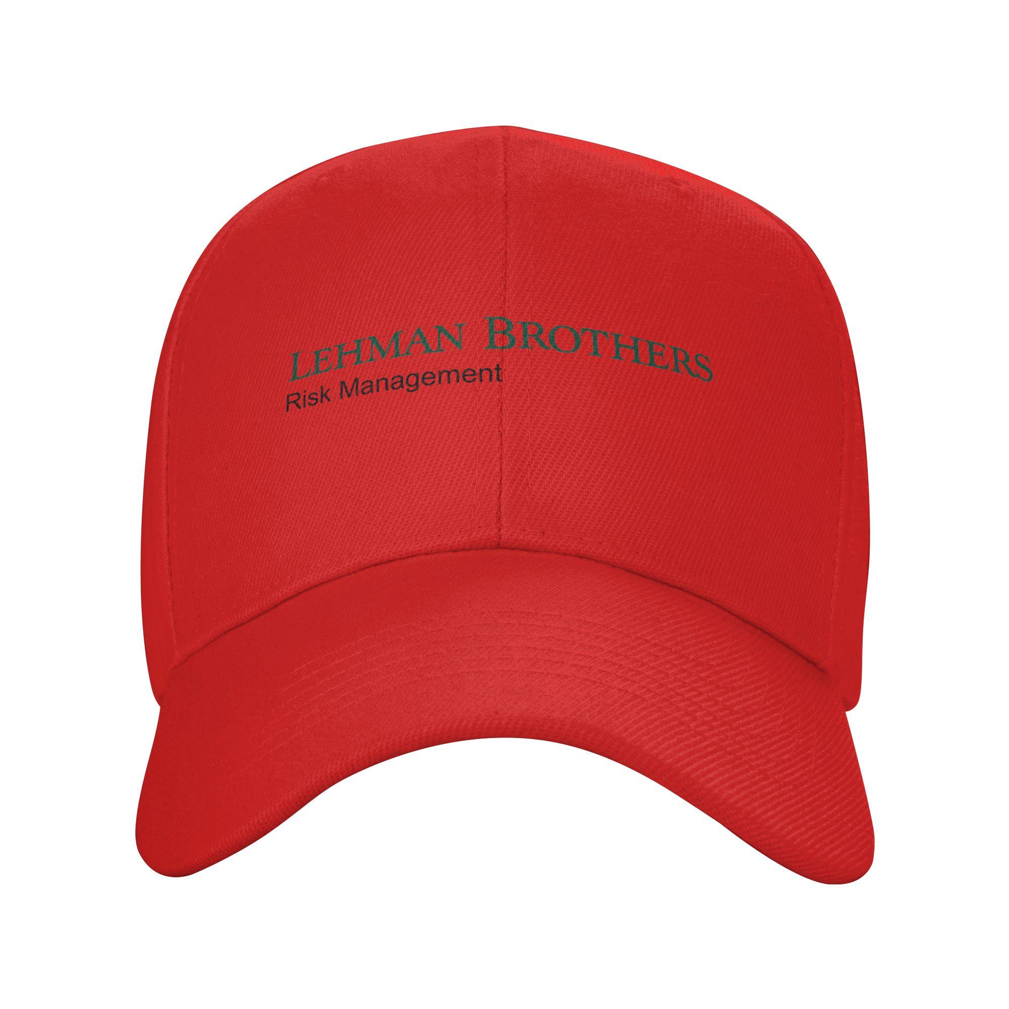 

Lehman Brothers Risk Management Casual Baseball Cap Summer Trucker Hat Running Hippie Snapback Cap Men Women Funny Baseball Caps One Size