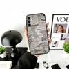 Vintage Newspaper Print Phone Case Black Silicone Soft For Samsung Galaxy A73,A72,A71,A70,A53,A52,A51