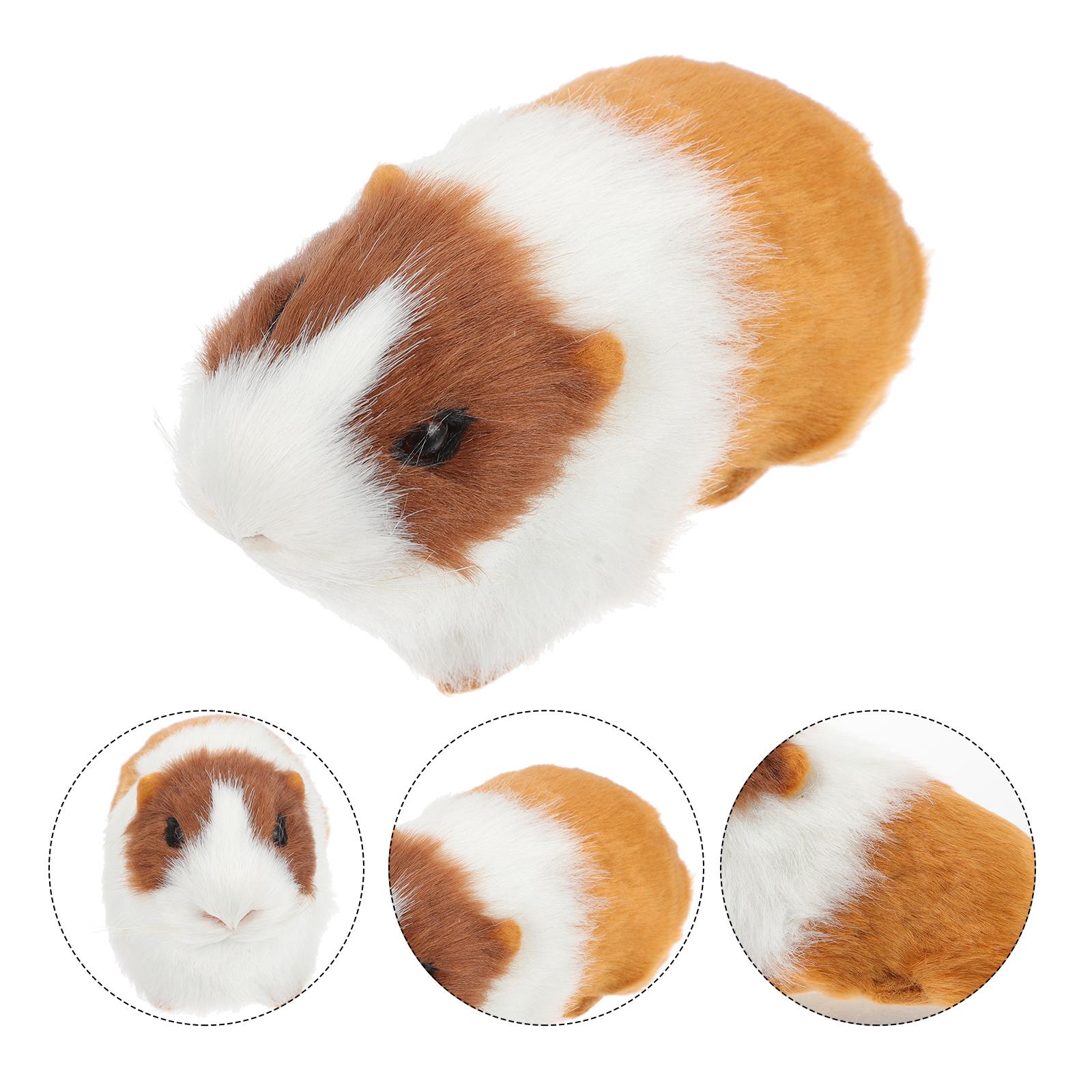 

Guinea Pig Figurine Lifelike Guinea Pig Guinea Pig Doll Toys Guinea Pig Model Guinea Pig Table Ornament 12x6.5cm