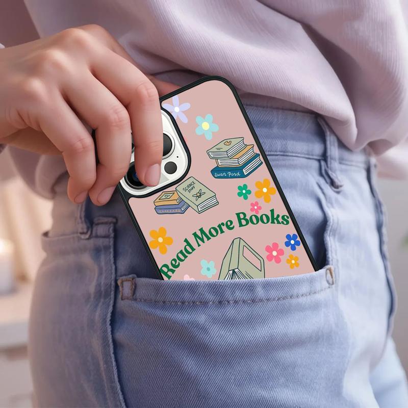 

Read More Books Phone Case For iPhone 17 Air 15 16e 14 13 Pro Max Coque 12 11 Pro Max PLUS cover iPhone 15