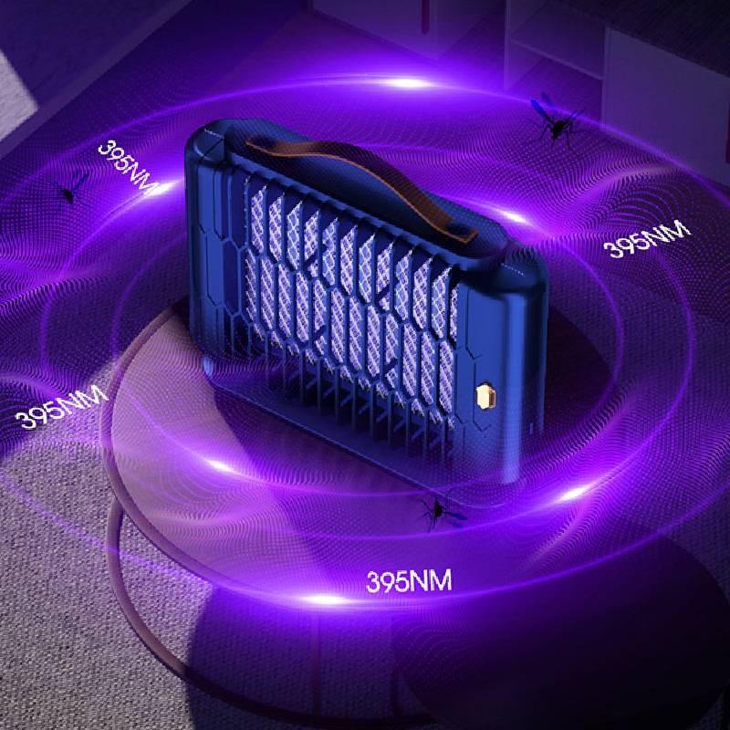 Usb Shock Electric Mosquito Killer Lamp Indoor Fly Trap Wall Repellent Mounted