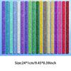 Glass Bottle Glitter Origami Stars Paper Strips String Lights Paper Star Lucky Star Paper Folding Strips Decorative Paper Shiny