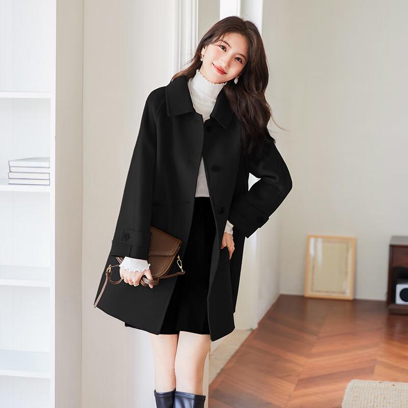 

VICTORIA&VERA Женское пальто в стиле Мейлард из смесовой шерсти L