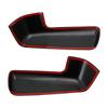 Glänzend Schwarze Spiegelkappenabdeckung Zierleisten Zubehör für Chevy Silverado 1500 2019-2022