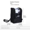 Black Cosmetic Storage Bag Professional Toiletry Bag Makeup Brushes Shoulder Bag  Travel and Home