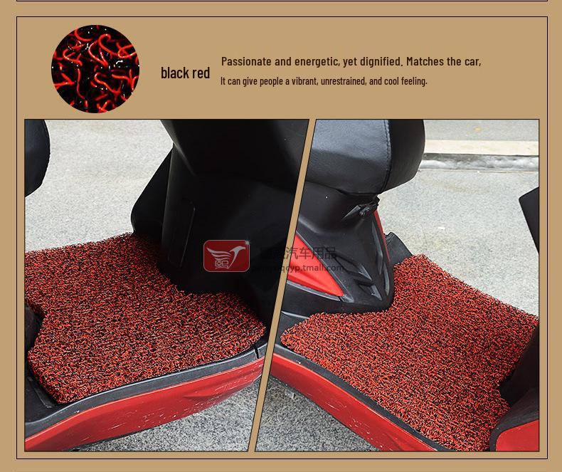Compatible with Kymco Hao Mai GY6-125 Footrest Pad and Special Coil Mat for Electric Vehicle.