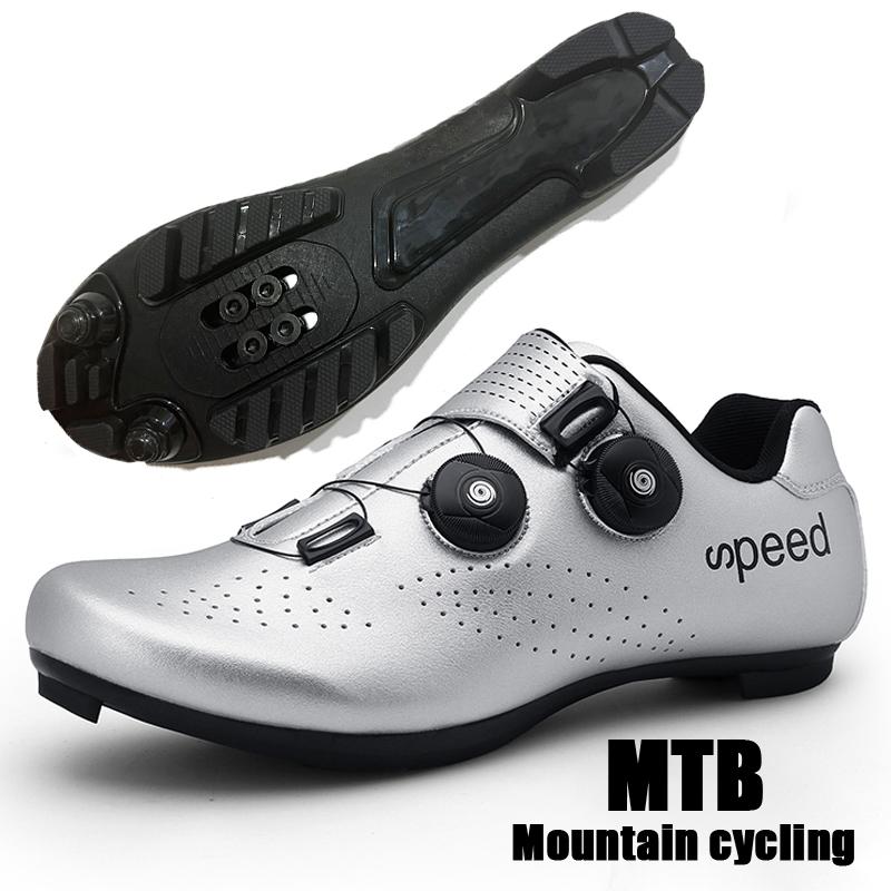 Cycling Shoes Men's Road Bike Racing Competition Shoes Self-Locking SPD Cycling Racing Sports Shoes Women Cleats Cycling Shoes