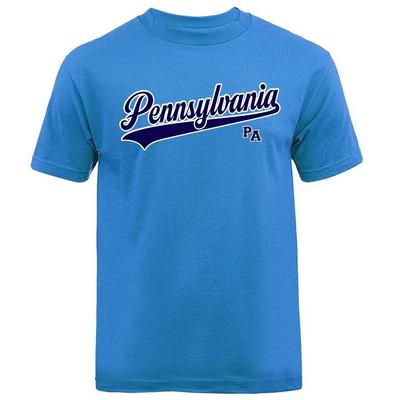 Pennsylvania Swoosh PA Grafik T-Shirt Unisex T-Shirt