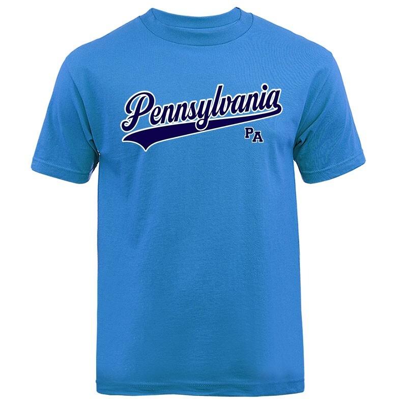 State of Pennsylvania Swoosh PA Graphic T-shirt Unisex T-Shirt S