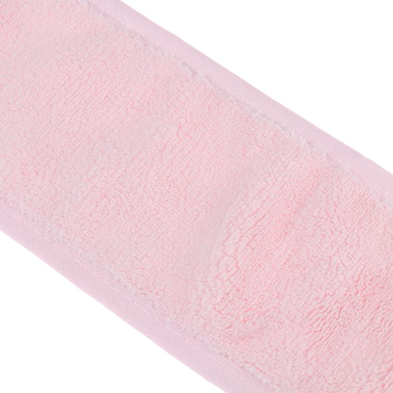 Adjustable Facial Hairband Makeup Head Band Toweling Hair Wrap Shower Cap Towel