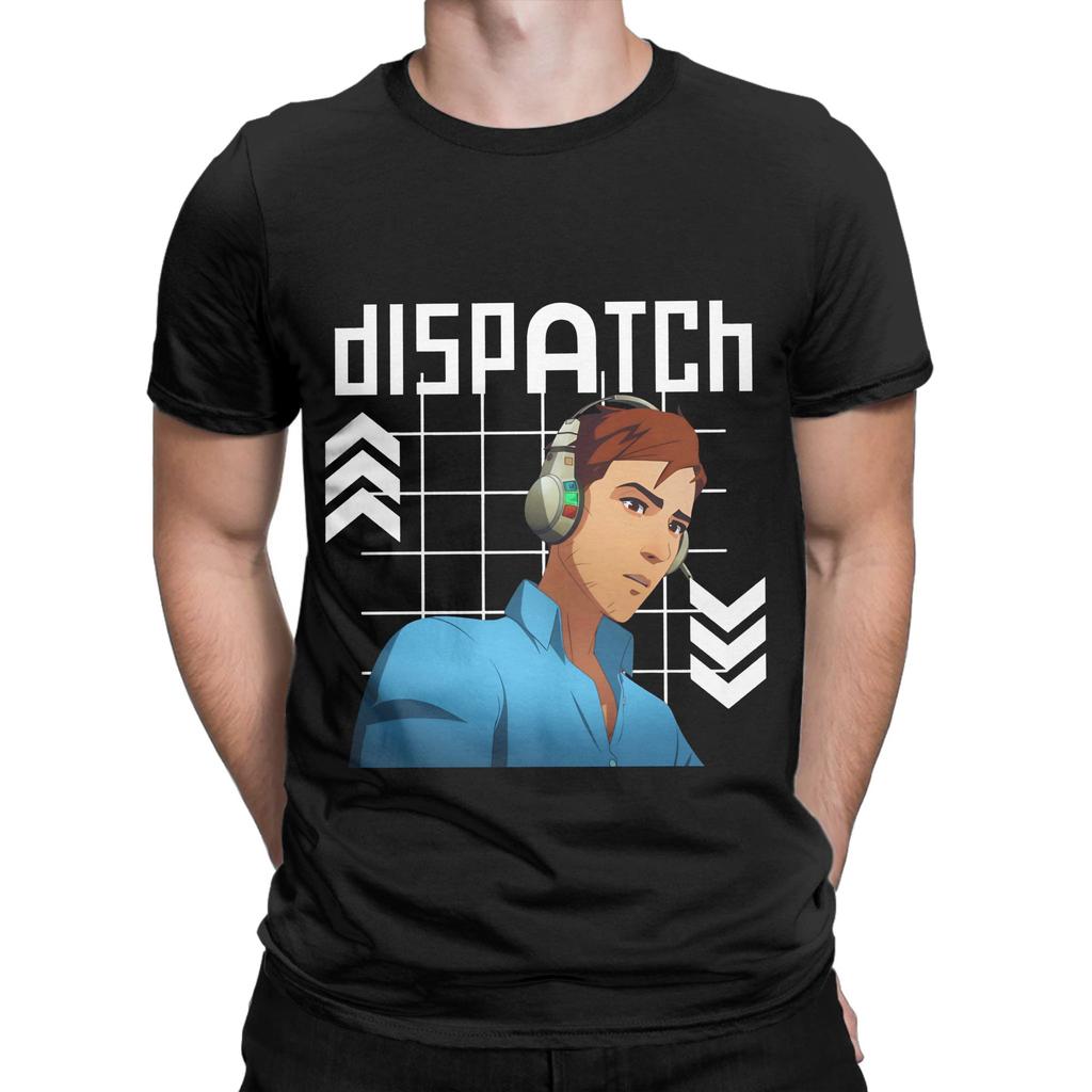 Graphic Printed Dispatch Video Game T Shirt For Unisex  100% Cotton Tee Shirt Short Sleeve Tops