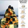 1Pc Abstract Art Composition Blanket Soft And Comfortable Casual Warm Camping Travel Christmas Halloween Xmas Gift M92832