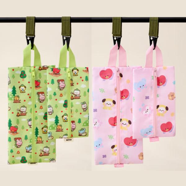 

BT21 Minini Scout Multi Pouch Set (ЗЕЛЕНЫЙ / РОЗОВЫЙ) (2 варианта) #GREEN SET