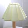 Modern Bedside Nightstand Lamps 14.17inch with PP folding washable Shades for Bedroom Guestroom