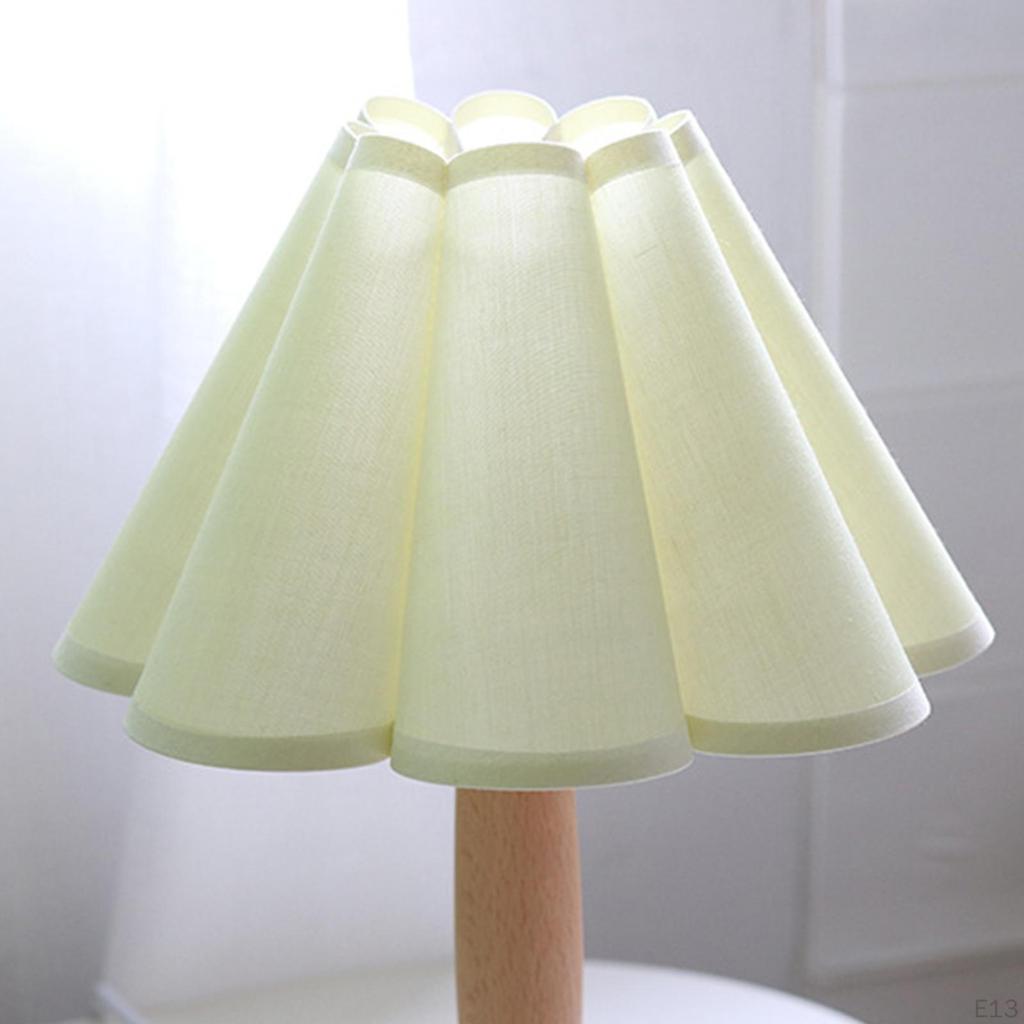Modern Bedside Nightstand Lamps 14.17inch with PP folding washable Shades for Bedroom Guestroom