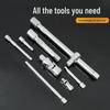 Jeu de douilles à cliquet 172 pièces: Kit d'outils de réparation automobile à clé rapide à 72 dents