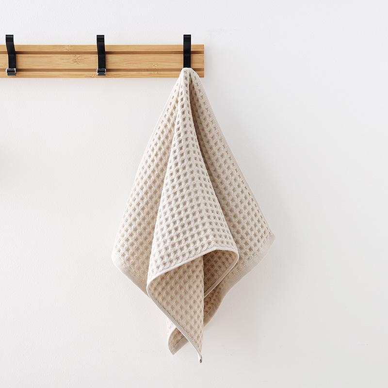 Premium Japanese Cotton Honeycomb Face Wash Towel - Breathable & Absorbent