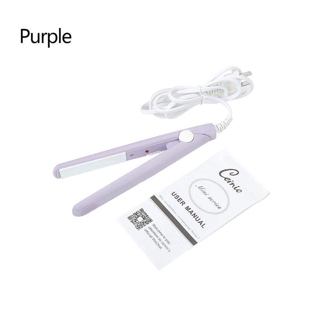 4 Farben 2 in 1 Mini Glätteisen Keramikplatte Beauty Flacheisen Heizlockenstab Glätteisen Mini Flacheisen