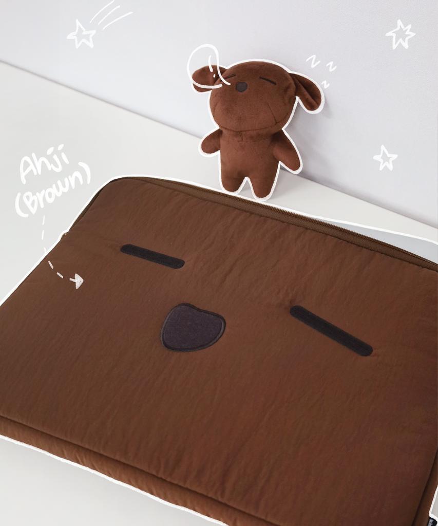 Kimhachan Nylon Embroidered Laptop Pouch - 13Inch, 3 Colors