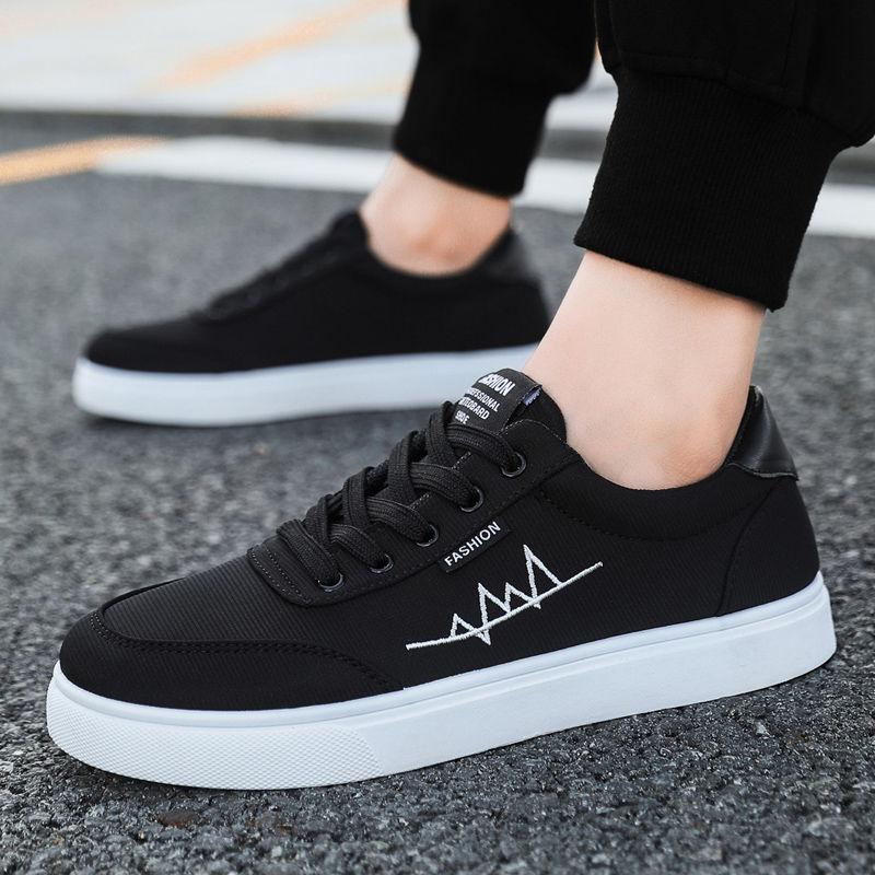 

Fashion Sneakers Lace-up Thick Platform Canvas Men s Casual Shoes Flat Deals Breathable Size 44 Cheap Liquidation Retro Common Male Shoe 45