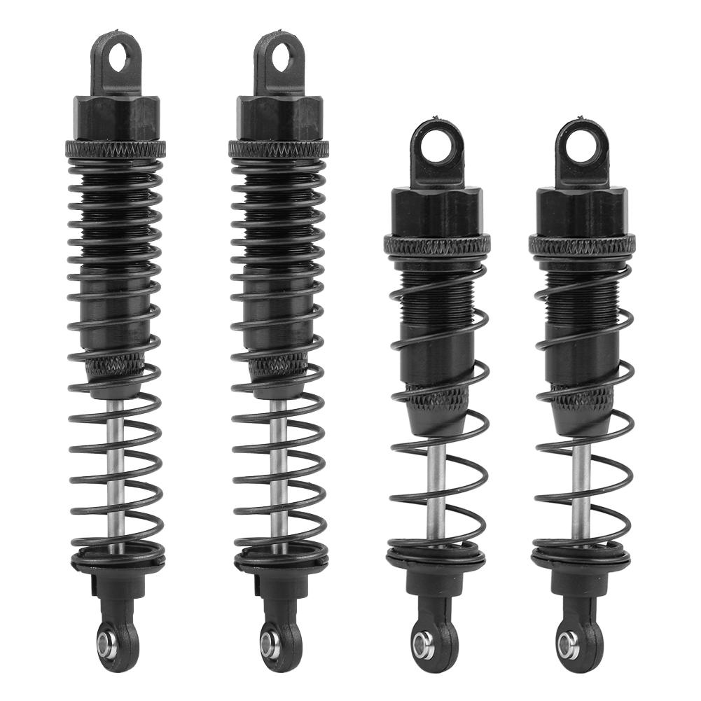 4pcs RC Car 90-108mm Aluminium for FS 53633 51805 51806 1:10 Truck (Black)