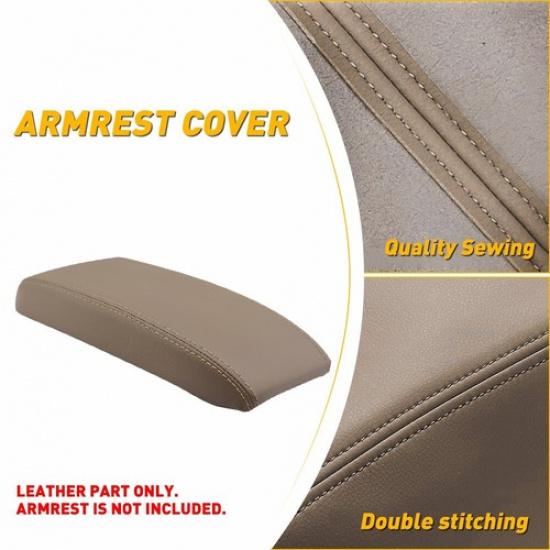 For 1996-02 Toyota 4Runner Leather Center Console Armrest Lid Cover Dark Tan EOA