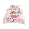 Cartoon Flamingo Bedding Set Cute Flamingo Children'S Duvet Cover Set Adult Child Bedroom Decoration Single Double Large Size