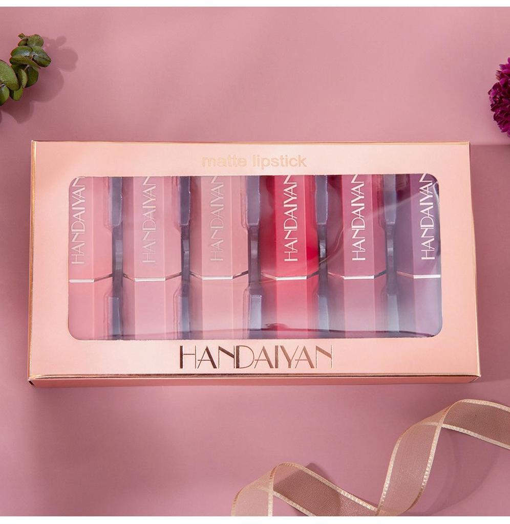 HANDAIYAN 6-Piece Matte Lipstick Set