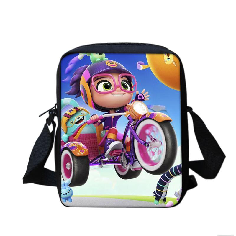 Abby Hatcher shoulder bag new small and large capacity versatile cartoon print student boy or girl best birthday gift for school