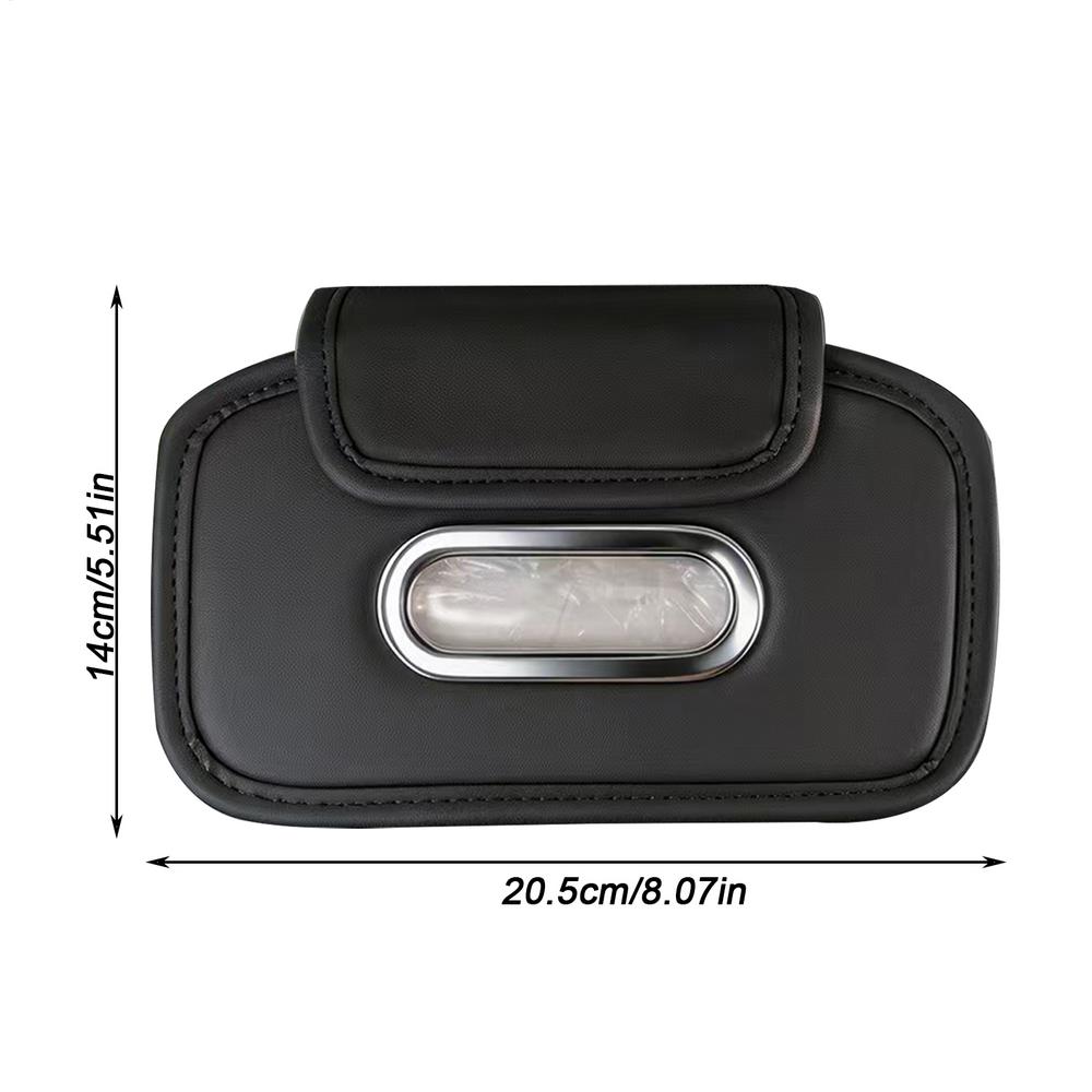 Car Mounted Tissue Box Drawer Box Creative Car Armrest Box Backrest Hanging Multifunctional Sun Visor Tissue Bag for Vehicle SUV чёрный