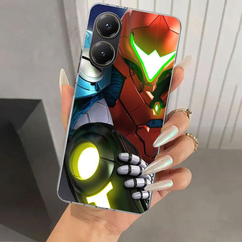 Game M-Metroids Phone Case for Xiaomi Poco X5 X6 X7 Pro F7 Ultra M7 Redmi 15 15C 13 13C 12 12C 10 10A 10C 9 9A 9C 9T Shell Poco