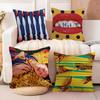 Fashion T-Toiletpaper Cushion Cover Soft Plush Fabric Double-Sided Printed Sofa Cushion Cover for All Seasons Home Decor Gift