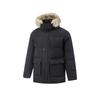 Li-Ning Solid Color Zipper Hooded Versatile Casual Down Jacket Unisex outerwear AYMV341-3
