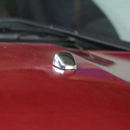 Car Front Wiper Nozzle Cover Trim For Jeep Compass 2017-2025 Accessories Chrome