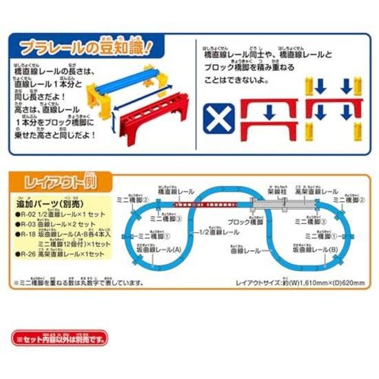Takara Tomy Plarail R-17 Bridge Straight Rail Train Toy Ages 3 Up