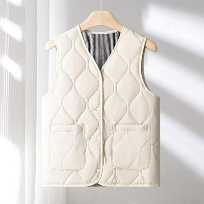 Neuer Damenweste Frühling, Herbst und Winter beliebter Mantel Top Thermoweste Mutterweste