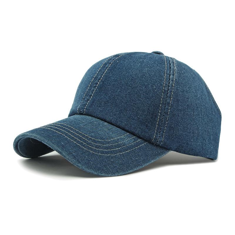 Spring Autumn Women's Sunscreen Hat Ponytail Panama Cap Denim Baseball Cap