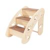 Stairs, Wooden Ramp Steps, Non-Slip, Easy Assembly, Compact Design, Suitable for Access