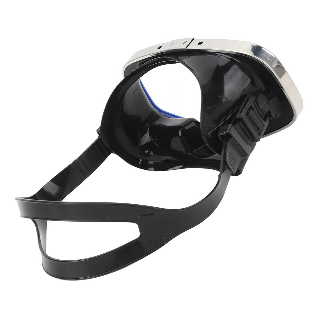 Scuba Diving Goggles Tempered Glass Anti Fog Nose Valve Lightweight Single Lens Snorkeling Goggles for Swimming Water Sports
