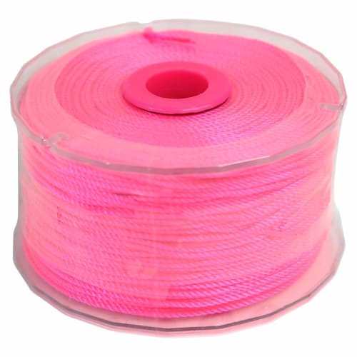 BIGMAN LE-190 Reel-Wound Nylon Fishing Line, Extra Thick, Pink