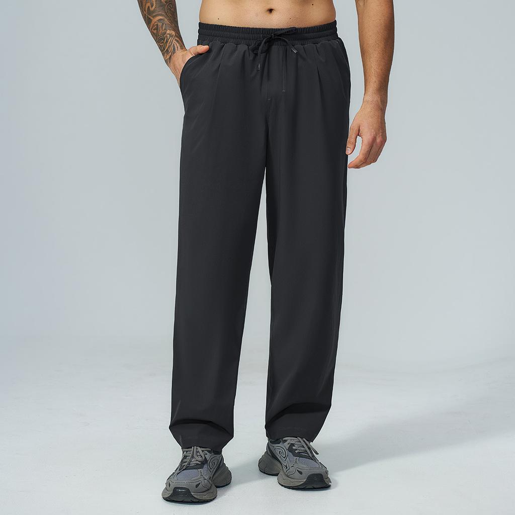 Men's environmentally friendly regeneration, skin-friendly, quick-drying, anti-splashing, outdoor sports and leisure running versatile trousers