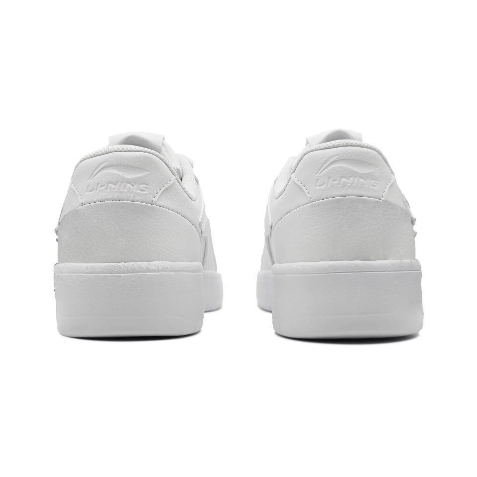 Li Ning Slip Resistant, Abrasion Resistant, Breathable Low top Skateboard Shoes Men's White AGCN335-1(Team770-B)