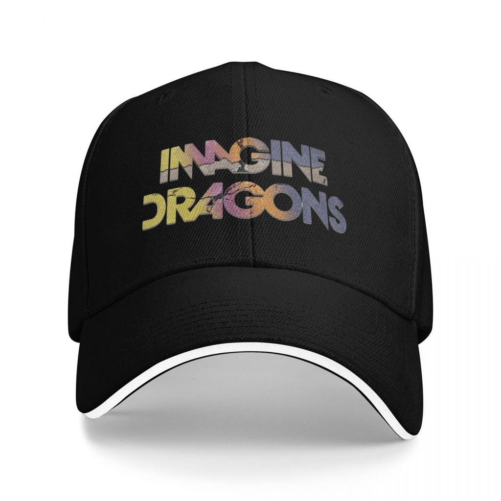 Imagine Dragons Rockband Baseballkepsar Snapback Basebollkepsar Andningsbara Casual Keps Utomhus för Män Och Kvinnor