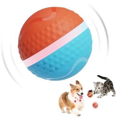 Smart Moving Pet Ball Rechargeable Interactive Dog Ball Electric Toy Bouncing Rolling Chew Training Ball Magic Ball for Pets