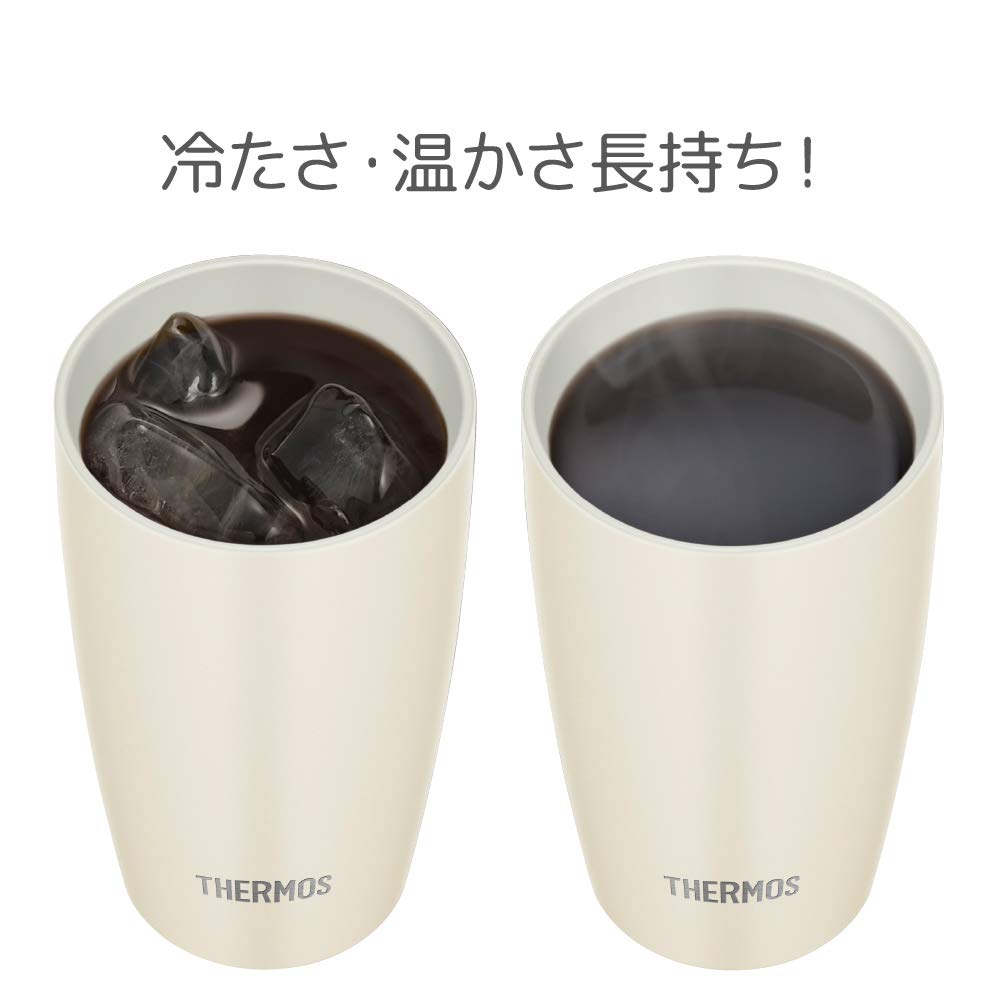 Thermos Vacuum Insulated WH Tumbler, 340ml, White, JDM-340