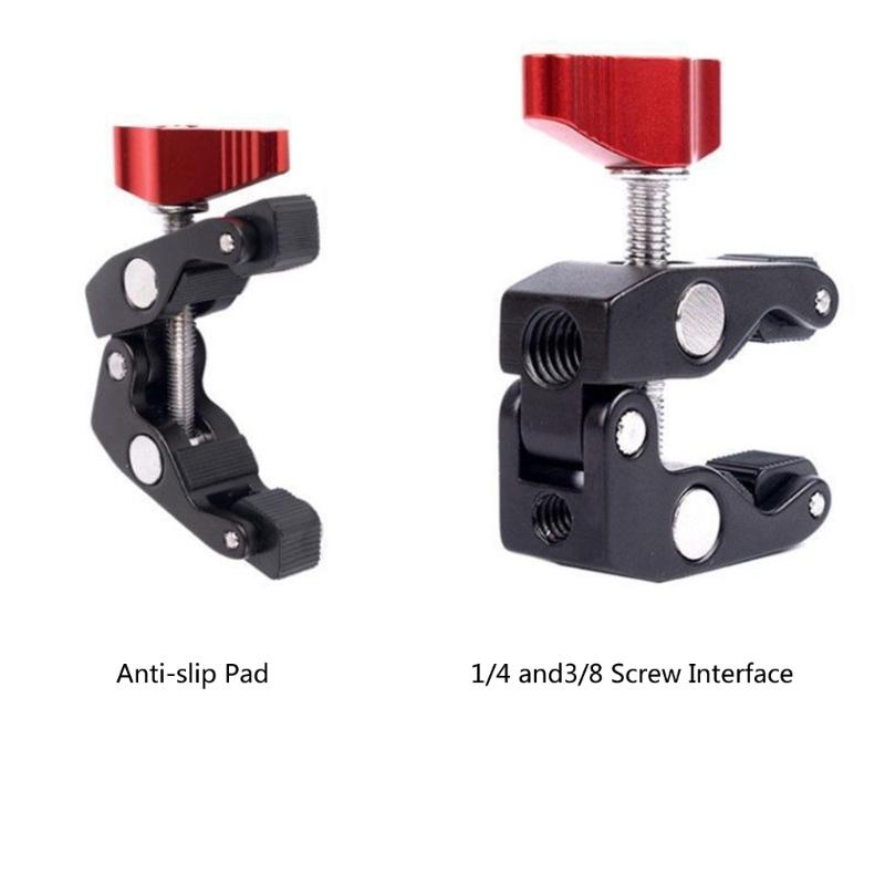 Camera Clamp Mount Multi Angle Adjustable Camera Bracket Aluminum Alloy Bracket For Action Cameras