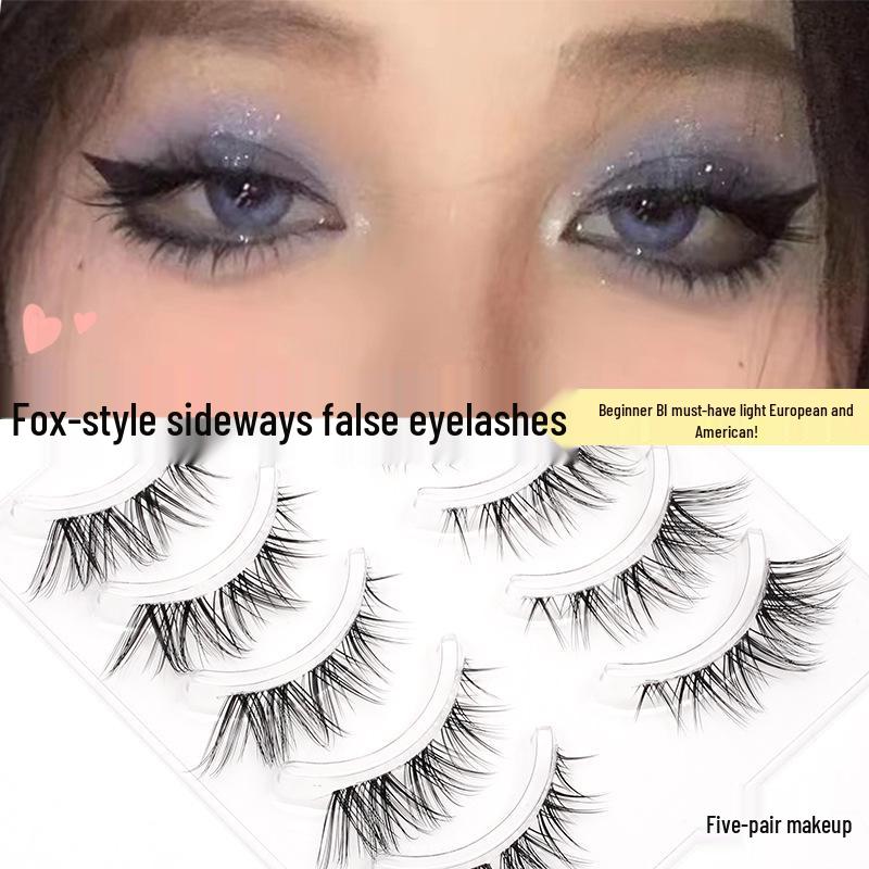 

Dolly Princess Twin Pack Transparent Stem False Eyelashes - Natural & Long (5 Pairs)