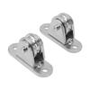 Small Pulley Block Stainless Steel Silent Pulley Roller Wall Mounted Fixed Pulley for DIY Equipment Wire Rope Rail